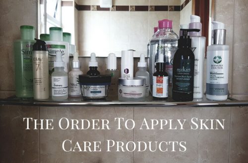 The Order To Apply Skin Care Products