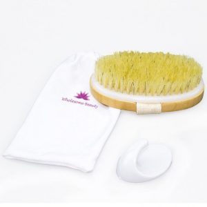 Wholesome beauty dry body brush