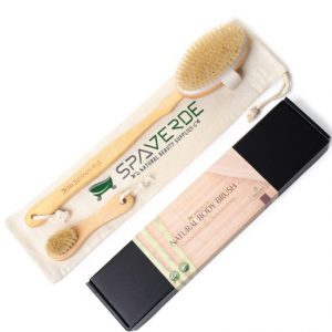 Spaverde dry body brush and face brush