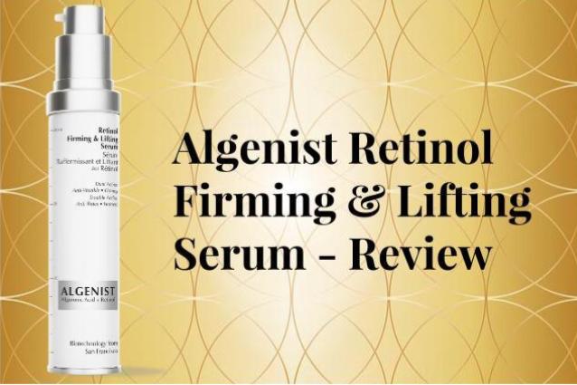 Algenist retinol firming and lifting serum