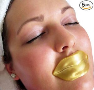 24k gold lip therapy mask