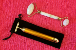 The 24k beauty bar or the jade roller